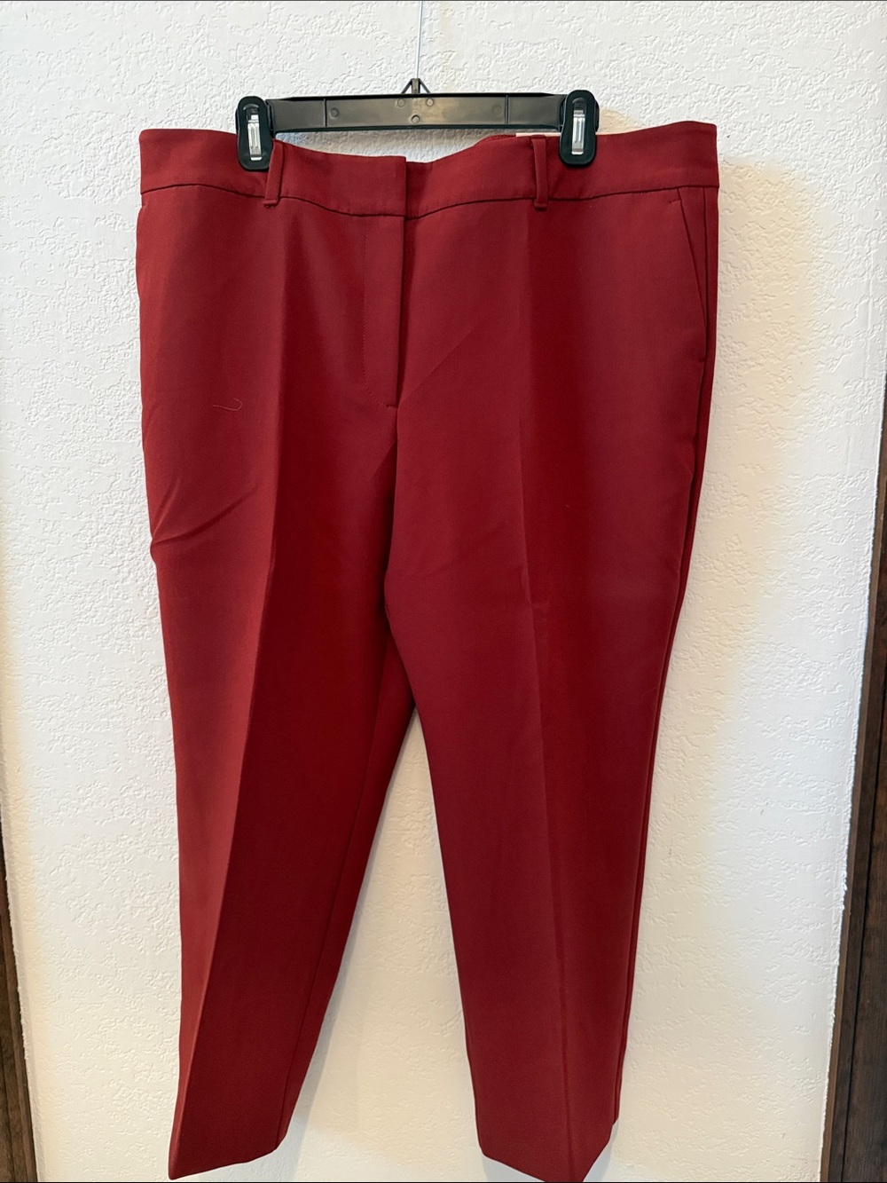 Ann Taylor Factory Women’s The Ankle in Signature Dress Pants - Burnt Red